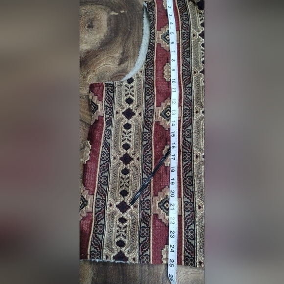 Blair Vest Reversible Fleece Size (M) Hickory Azteca Southwestern Zip Up - Picture 6 of 11